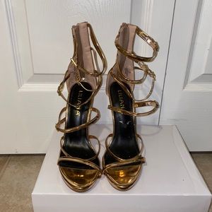 Gold heels